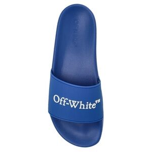OFF-WHITE logo rubber slides sandals